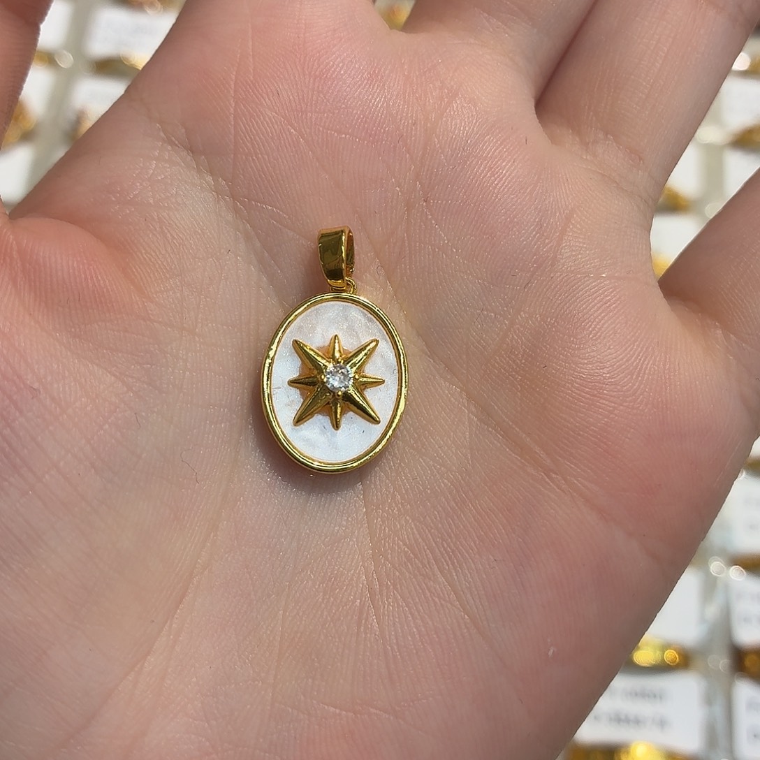 铜合金9126强保色发 1 个壹笔壹吊坠