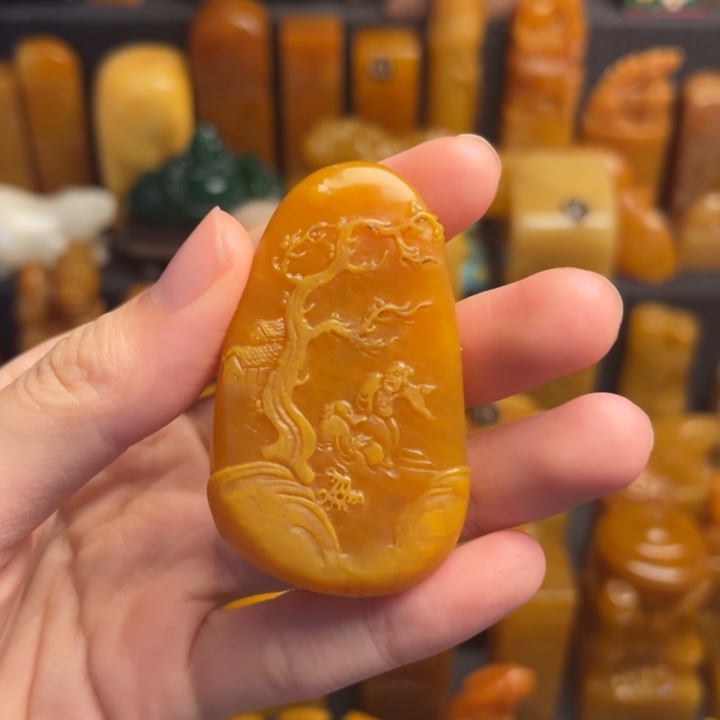 田黄石题材：工艺品