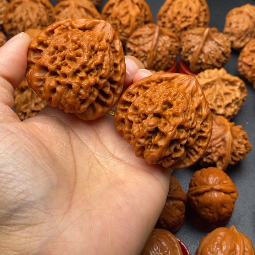 【闪购商品】文玩核桃把件46官帽4