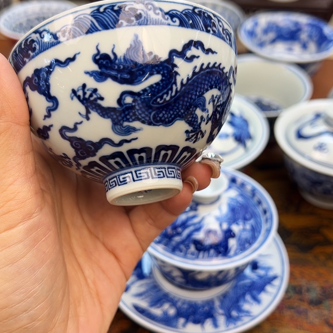 杯虚*景德镇手绘主人杯