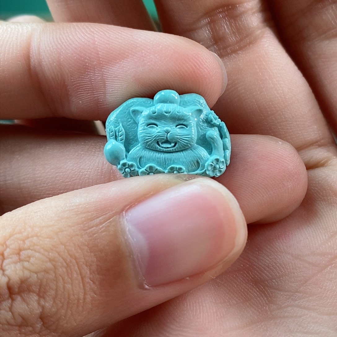 绿松石珠宝奇石未镶嵌