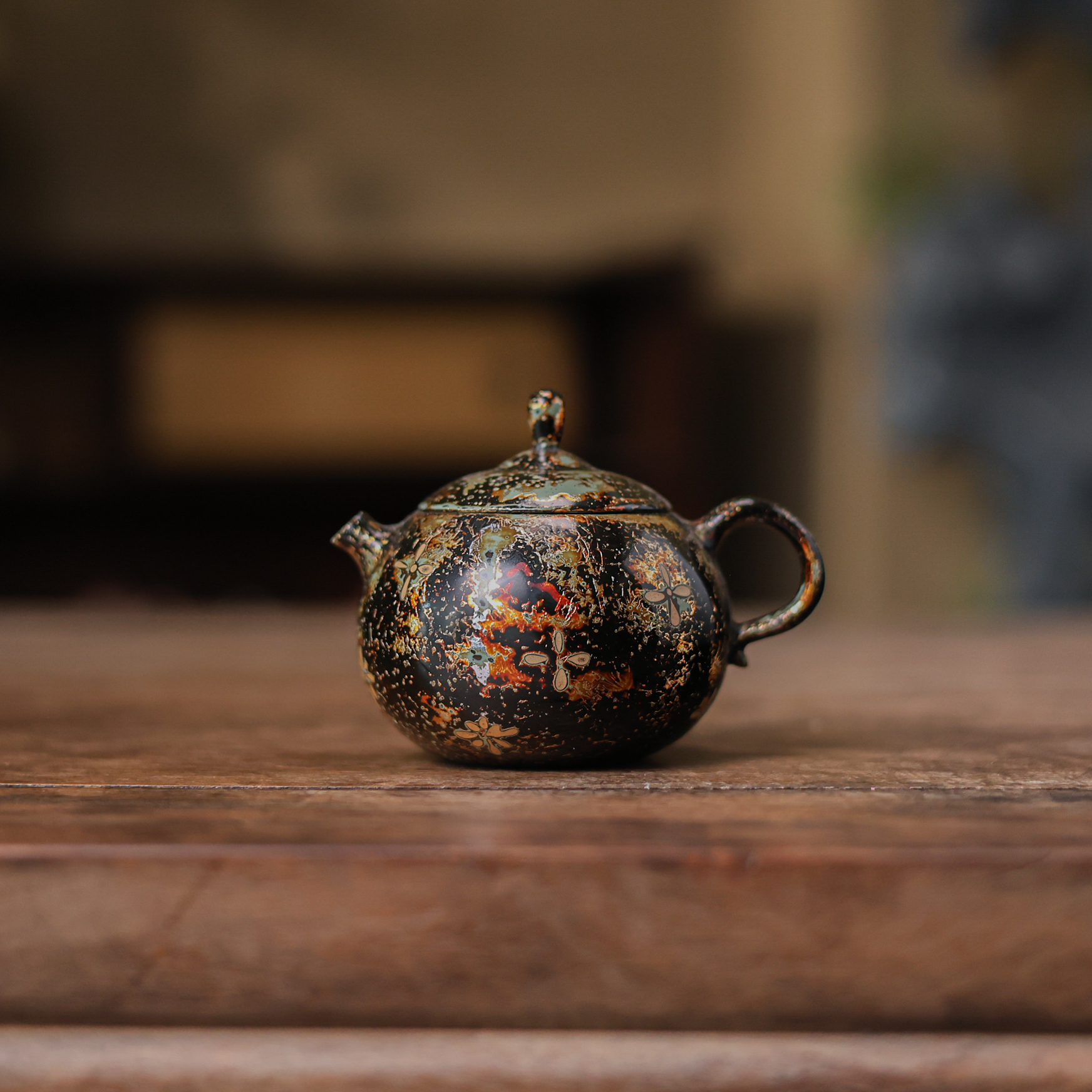 【小田甄陶】ch8夜阑疏-华漆堂-西施壶-120ml（华漆堂0181）