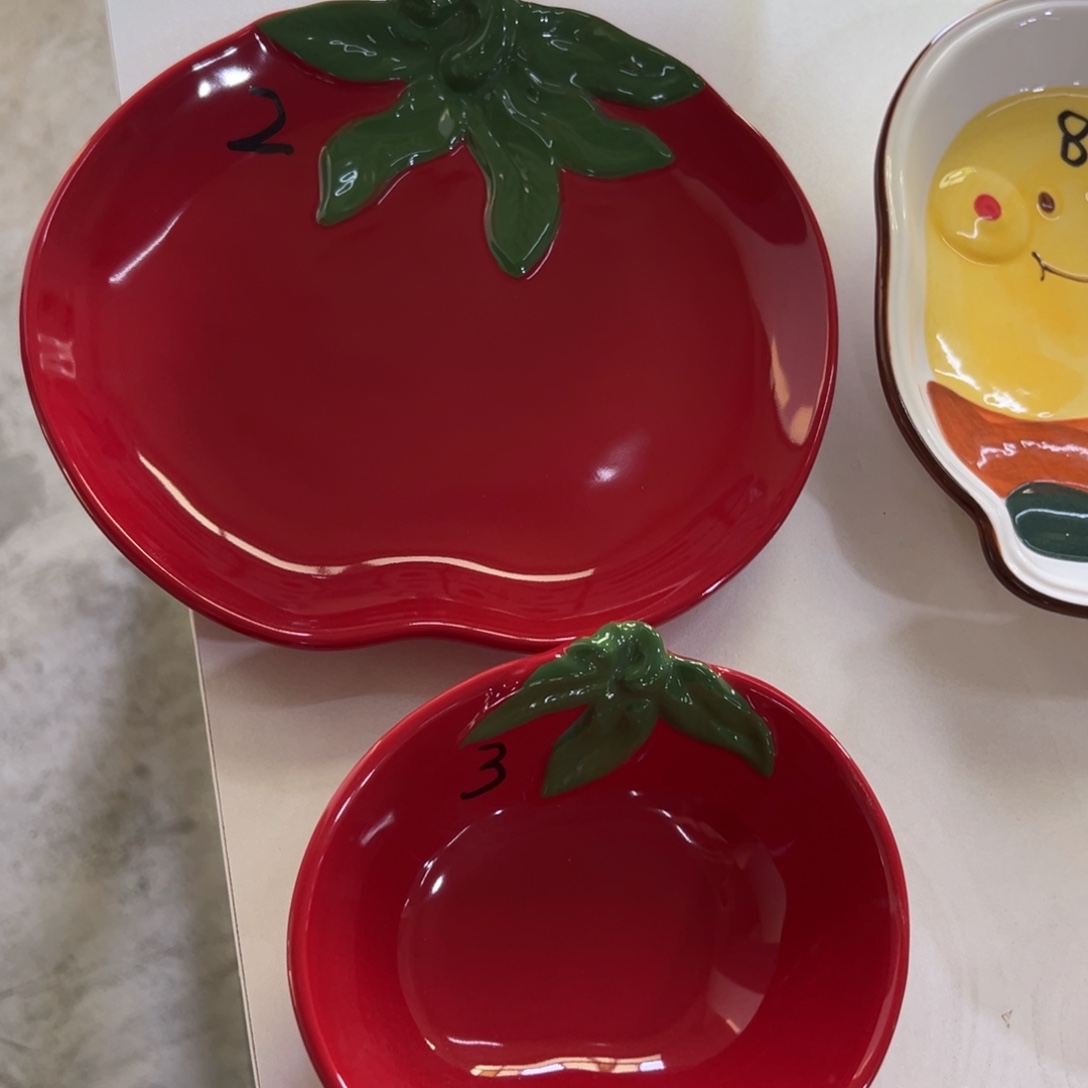 摆件陶高温陶瓷釉下彩微瑕！