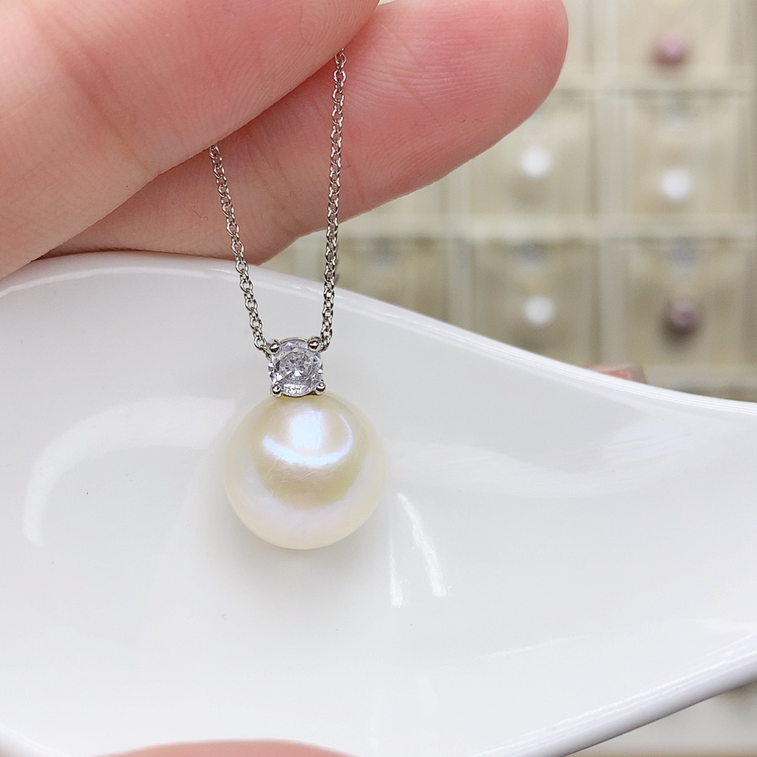 淡水珍珠颈饰合金