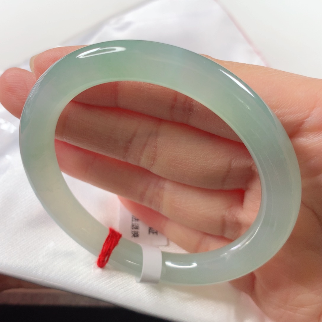 未镶嵌手镯翡翠 圆条