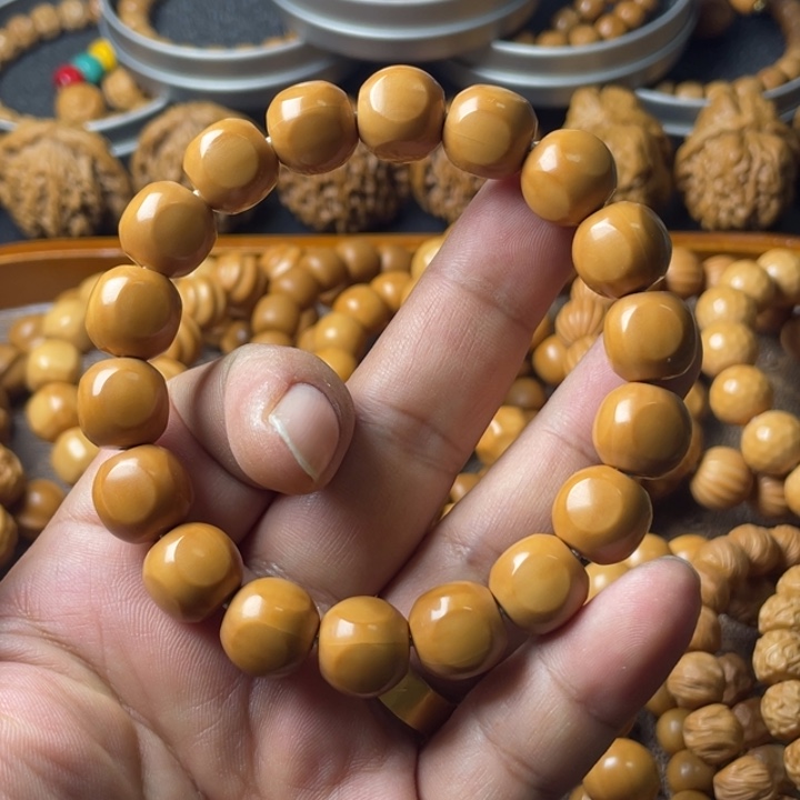 猴头核桃手串全品平面六方12➕