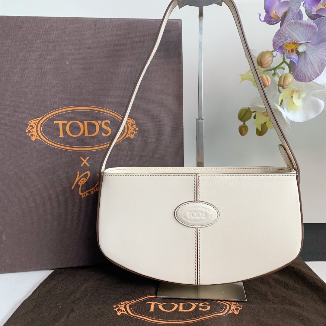95新 TOD’S/托德斯 【98新】tod‘s 奶油白hobo
