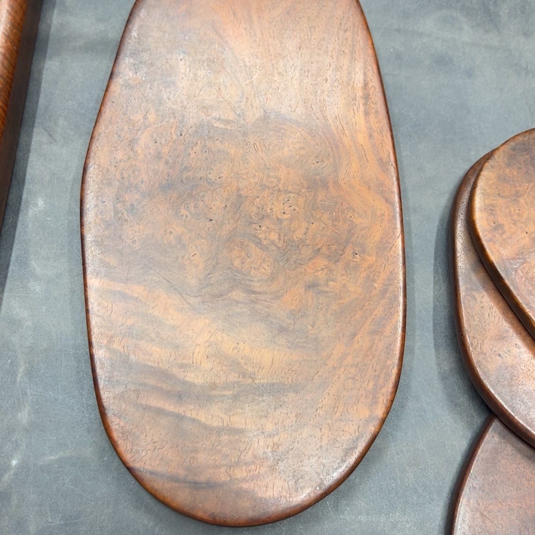 水***手缅甸花梨木影木底座