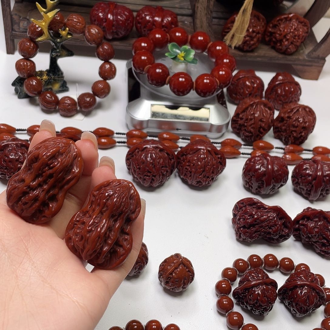 吊坠橄榄核哼***.核桃花生