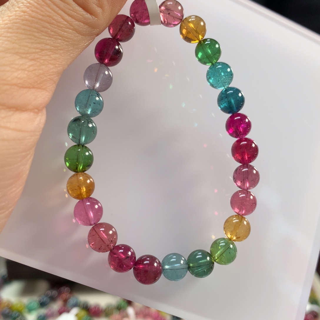 未镶嵌碧玺手链7.5左右