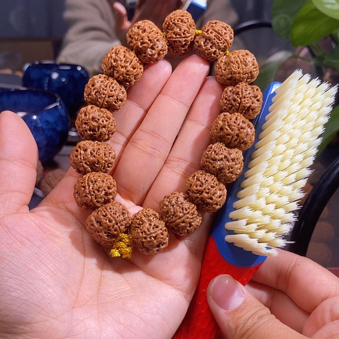 金刚菩提手串别**哲安娜平头蜂王18mm