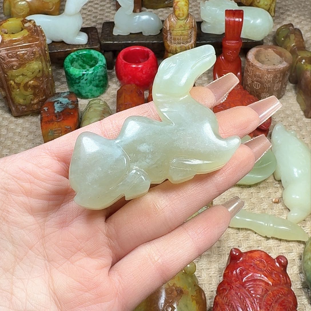 白玉菩提吊坠挂件