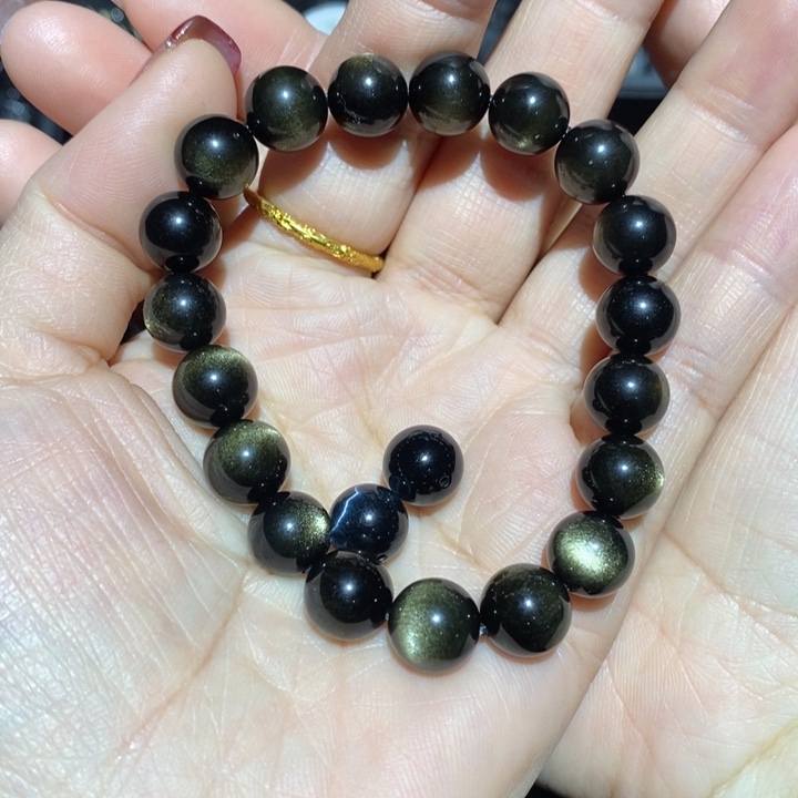 黑曜岩手链未镶嵌