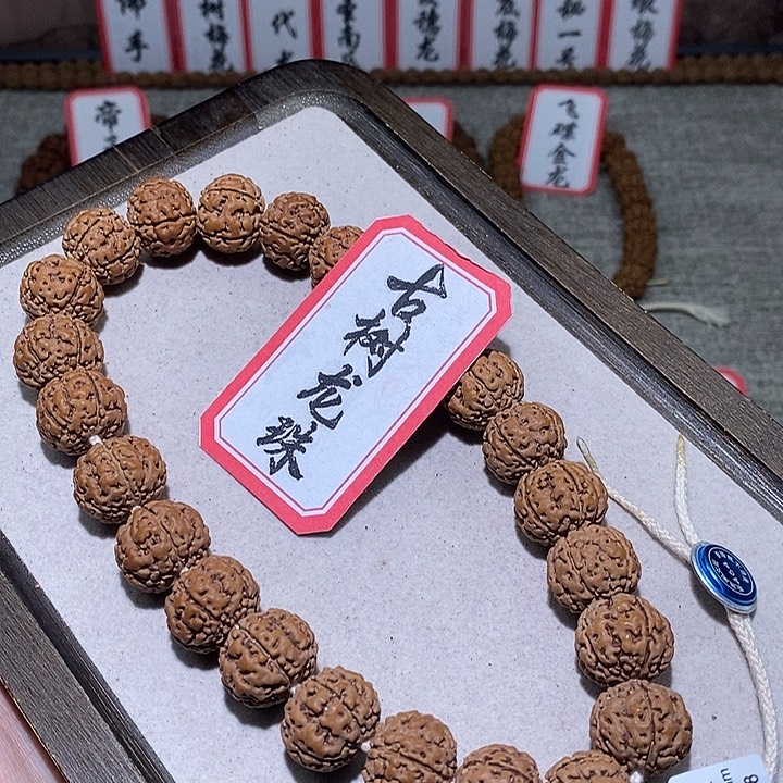 金刚菩提手串464古树龙珠
