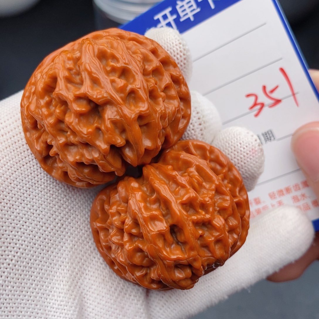 文玩核桃把件44苹果园351