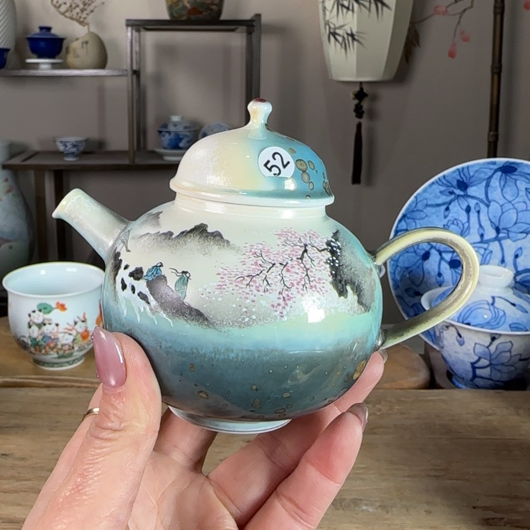 杯景德镇陶瓷柴烧多人