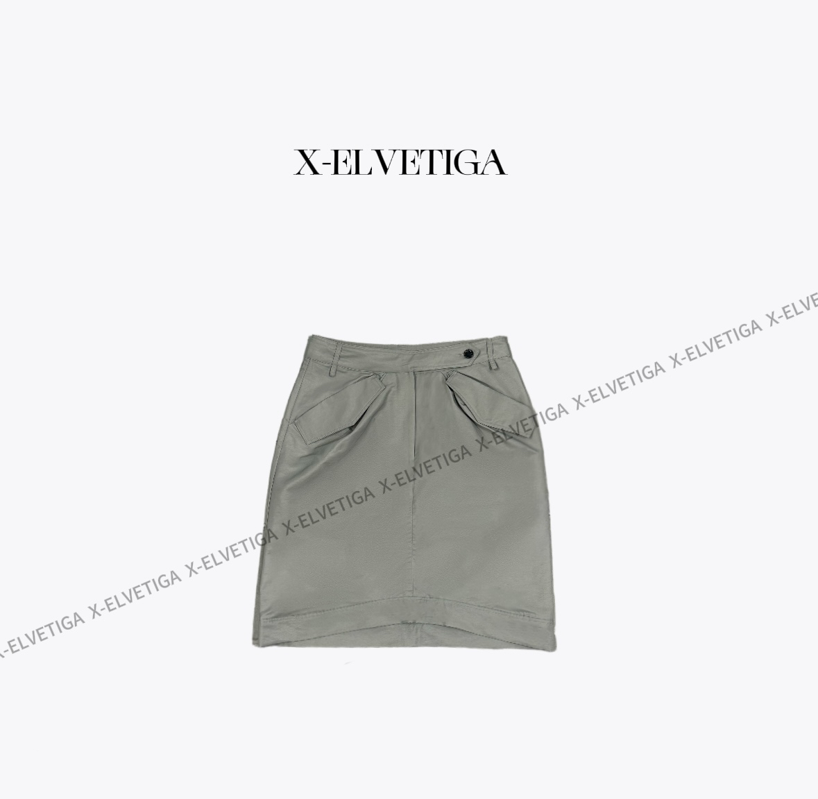 【X-ELVETIGA】轮廓工装裙～韩系新款时尚设计感带口袋气质显瘦半裙