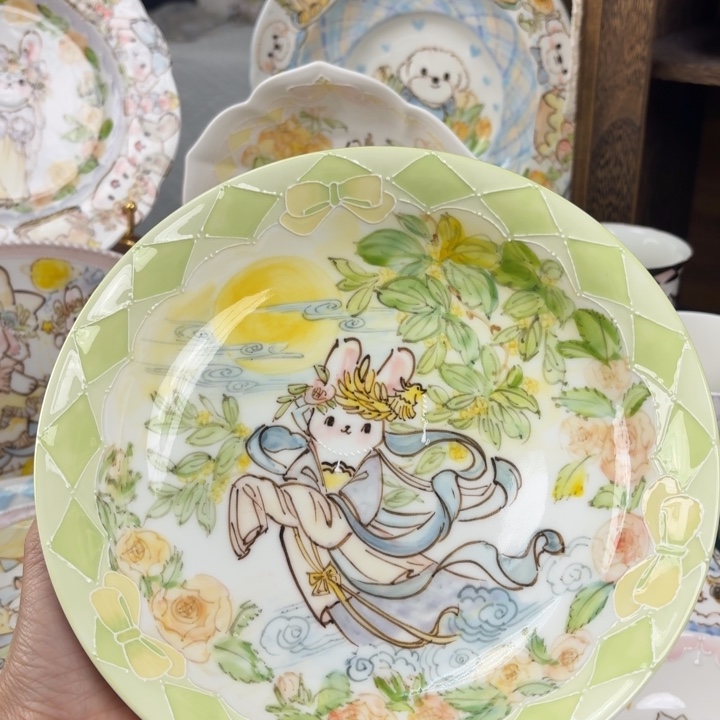 新品新品新品小瑕盘子