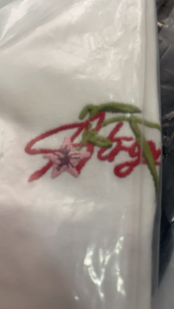 atry花卉刺绣短袖