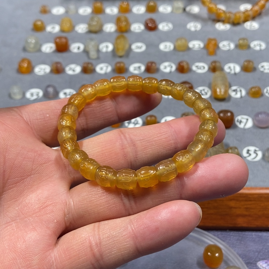 净***玩玛瑙/玉髓合金颈饰串