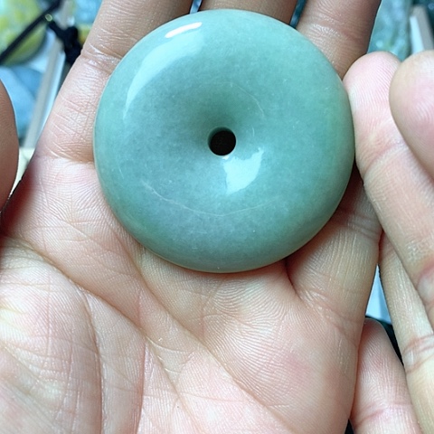 翡翠颈饰未镶嵌天然缅甸翡翠a货