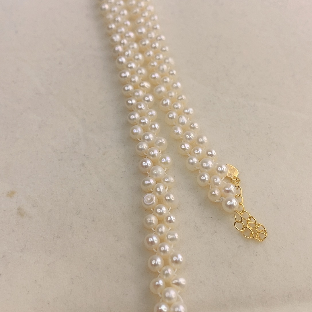 淡水珍珠颈饰合金用****0