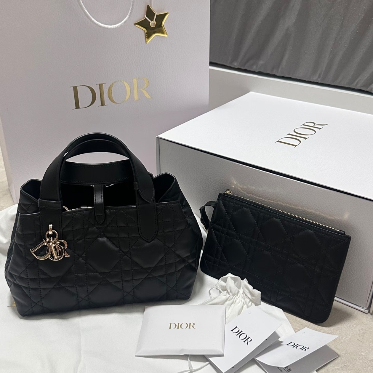 99新 DIOR/迪奥 Dior黑金土著小号 25120072-01