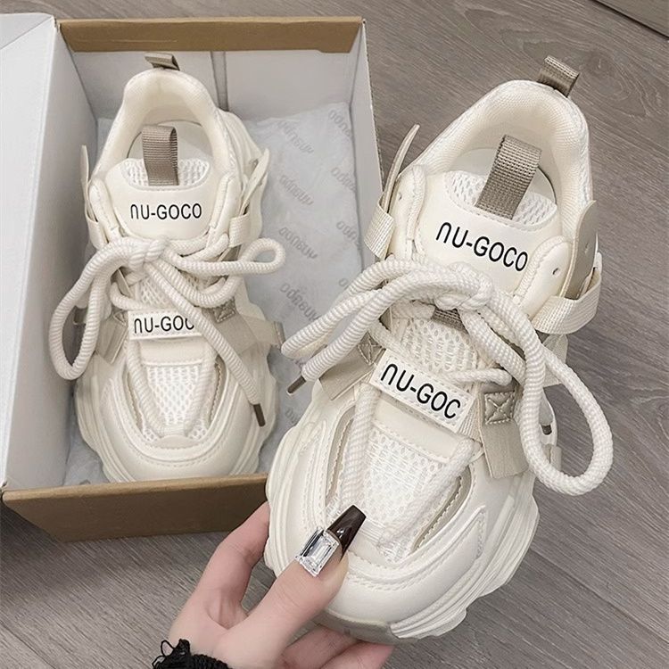 炸街老爹鞋女2025新款厚底增高显脚小百搭休闲运动鞋学生轻便女鞋