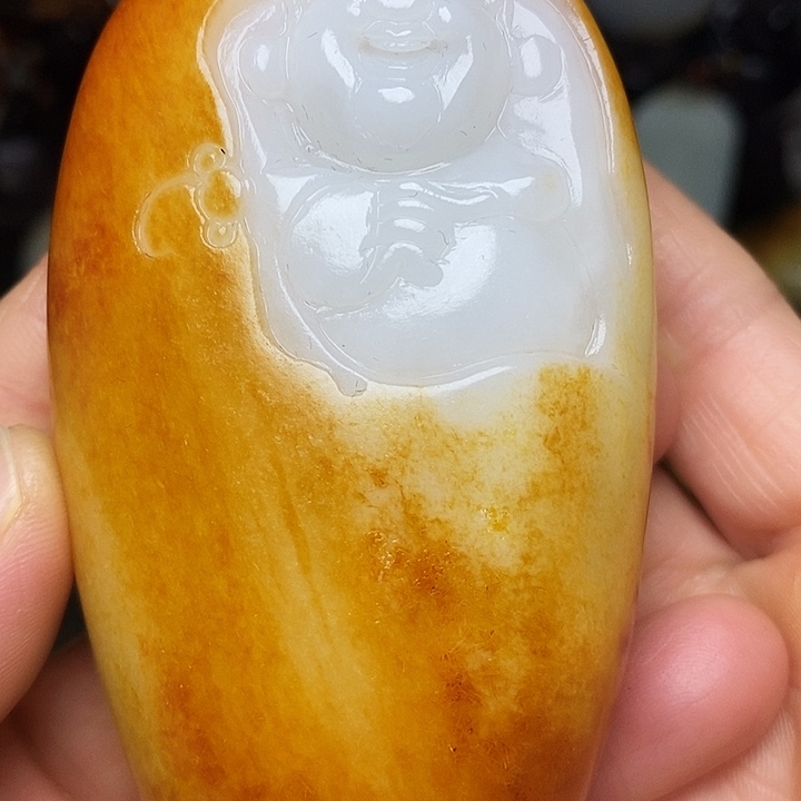 悟***空和田玉未镶嵌挂件