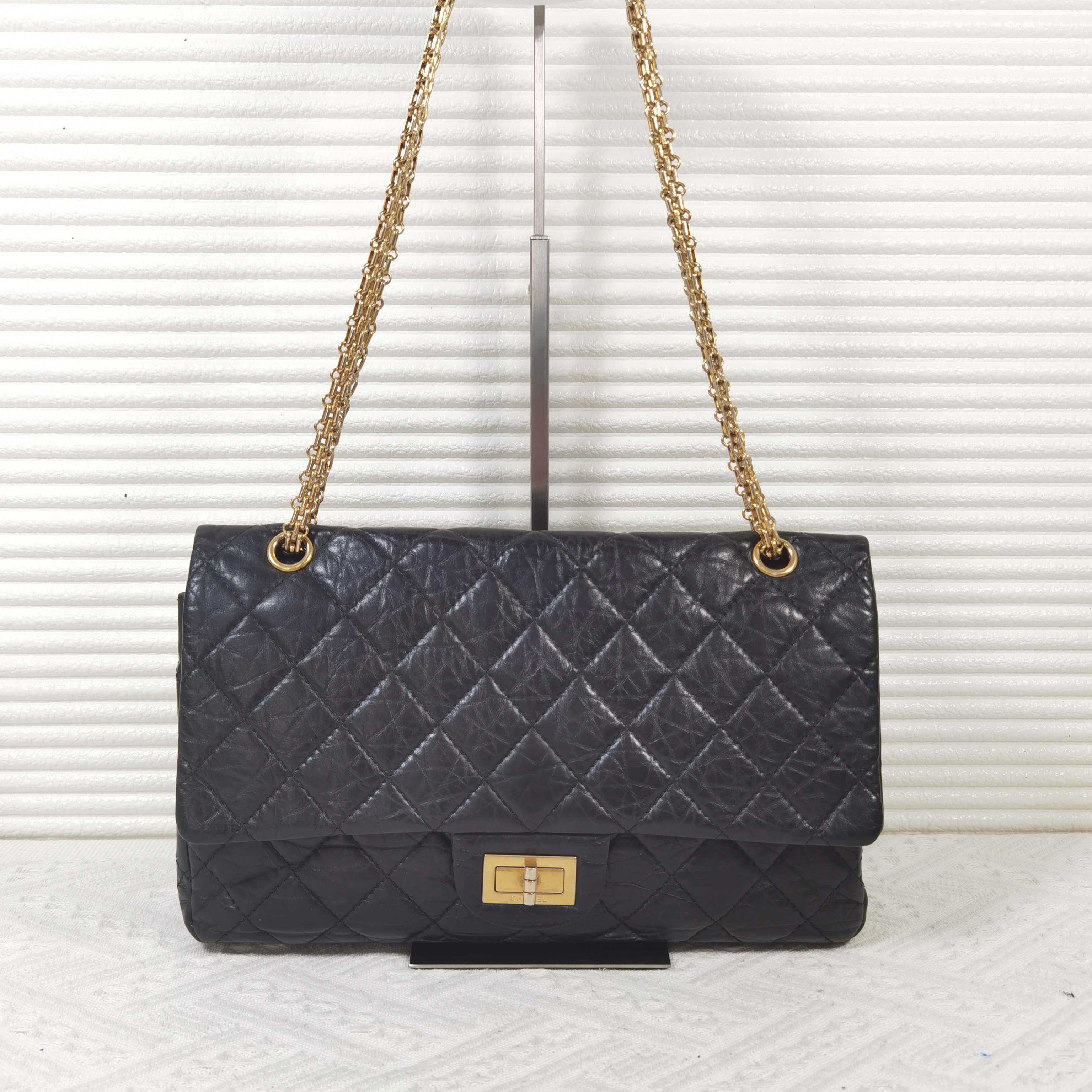 95新 Chanel/香奈儿 CHANEL香奈儿2.55 翻盖包链条包斜挎包