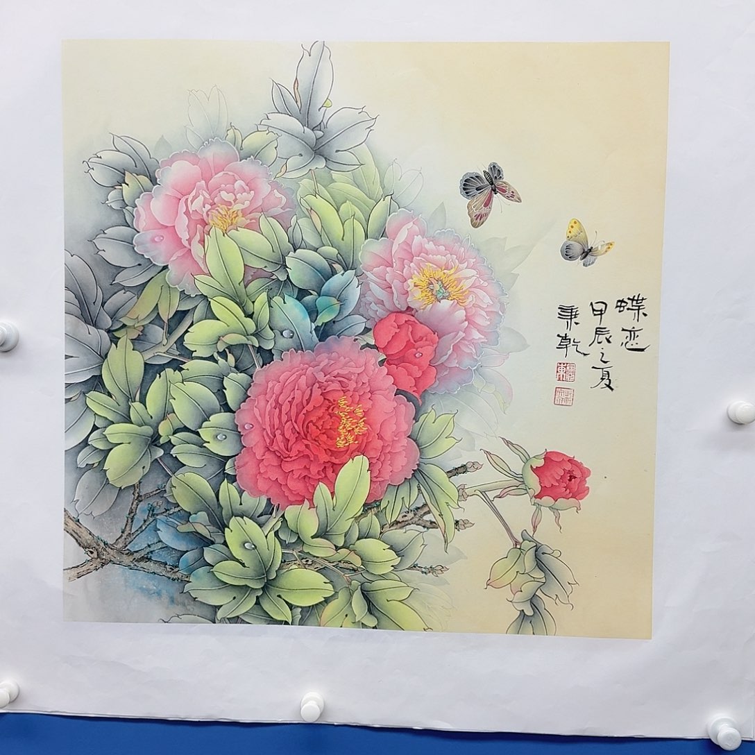 国画多次参加国内外大型