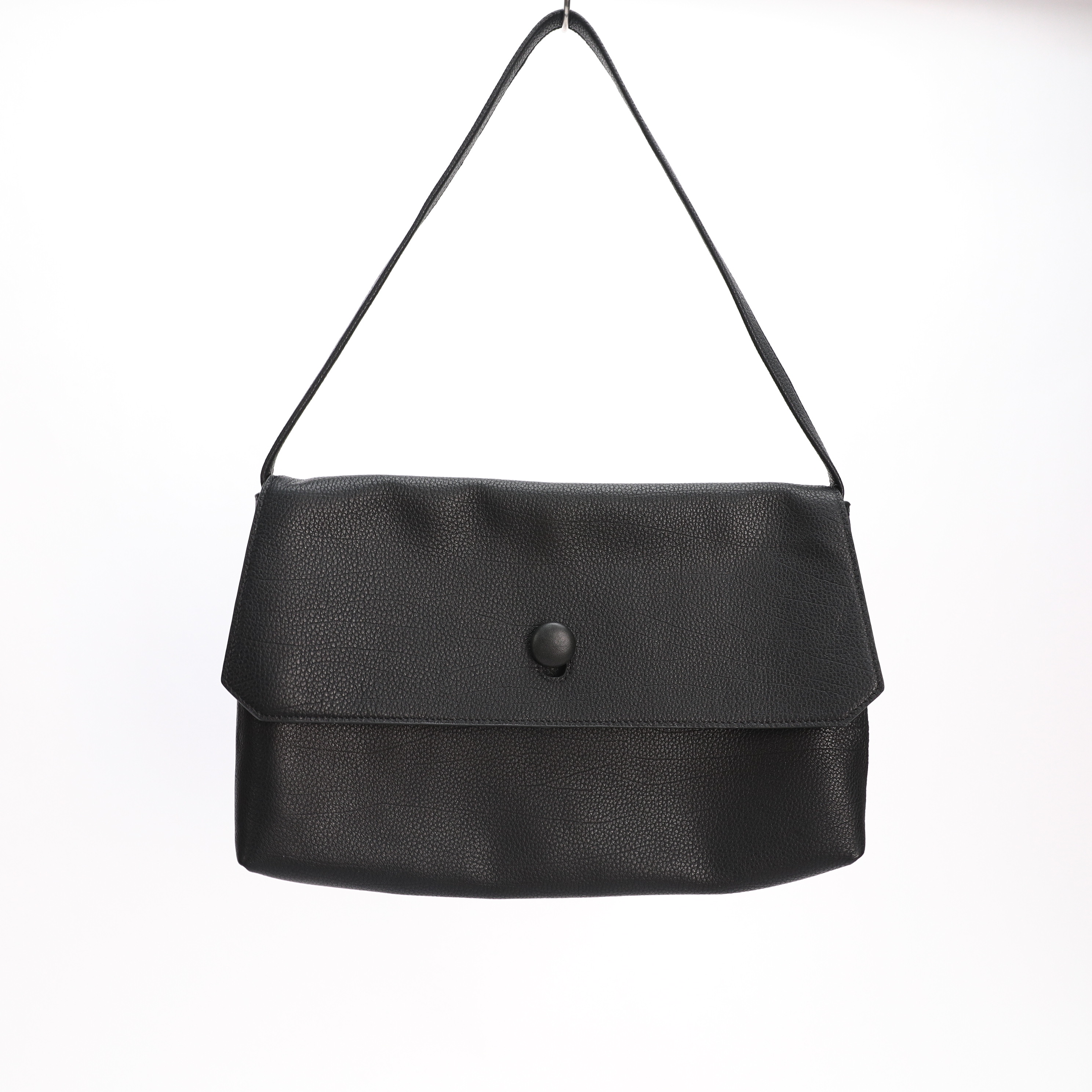 时代品牌【TR Sally纽扣包】胎牛皮 内里胎羊皮仿鹿皮 手工扣手提