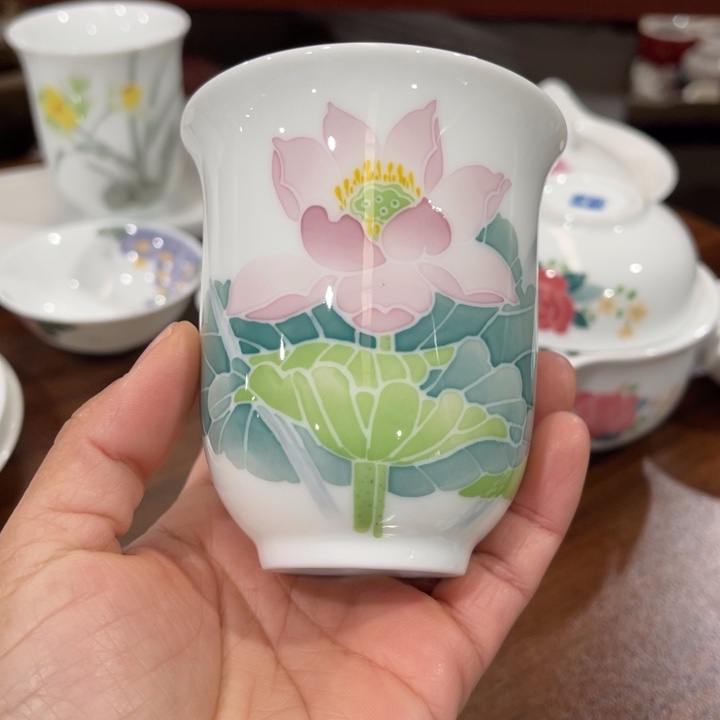 醴陵高温瓷手绘120毫升