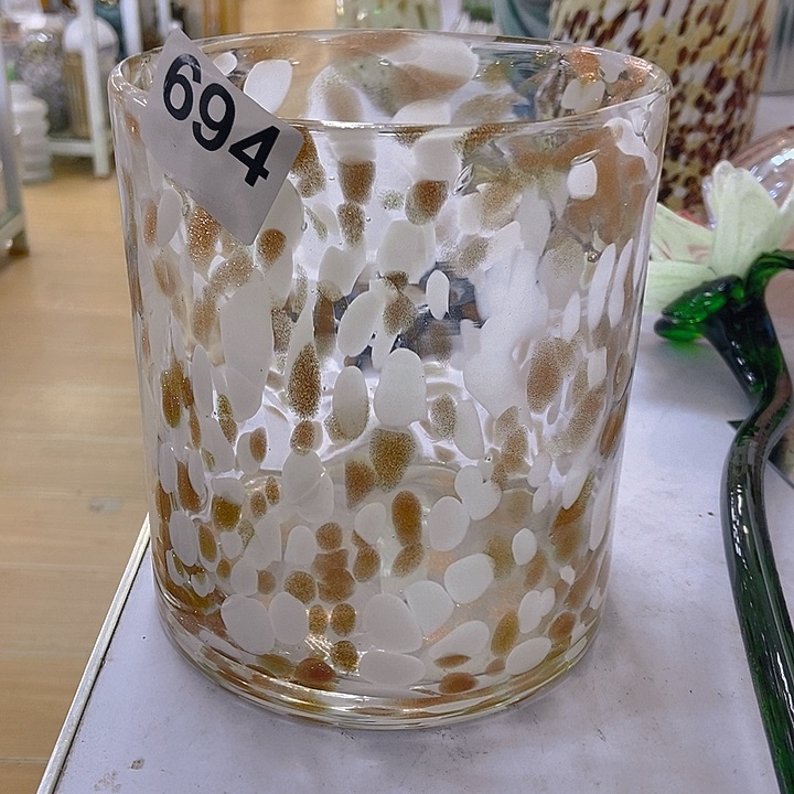 无铅玻璃琉璃花瓶高16口15