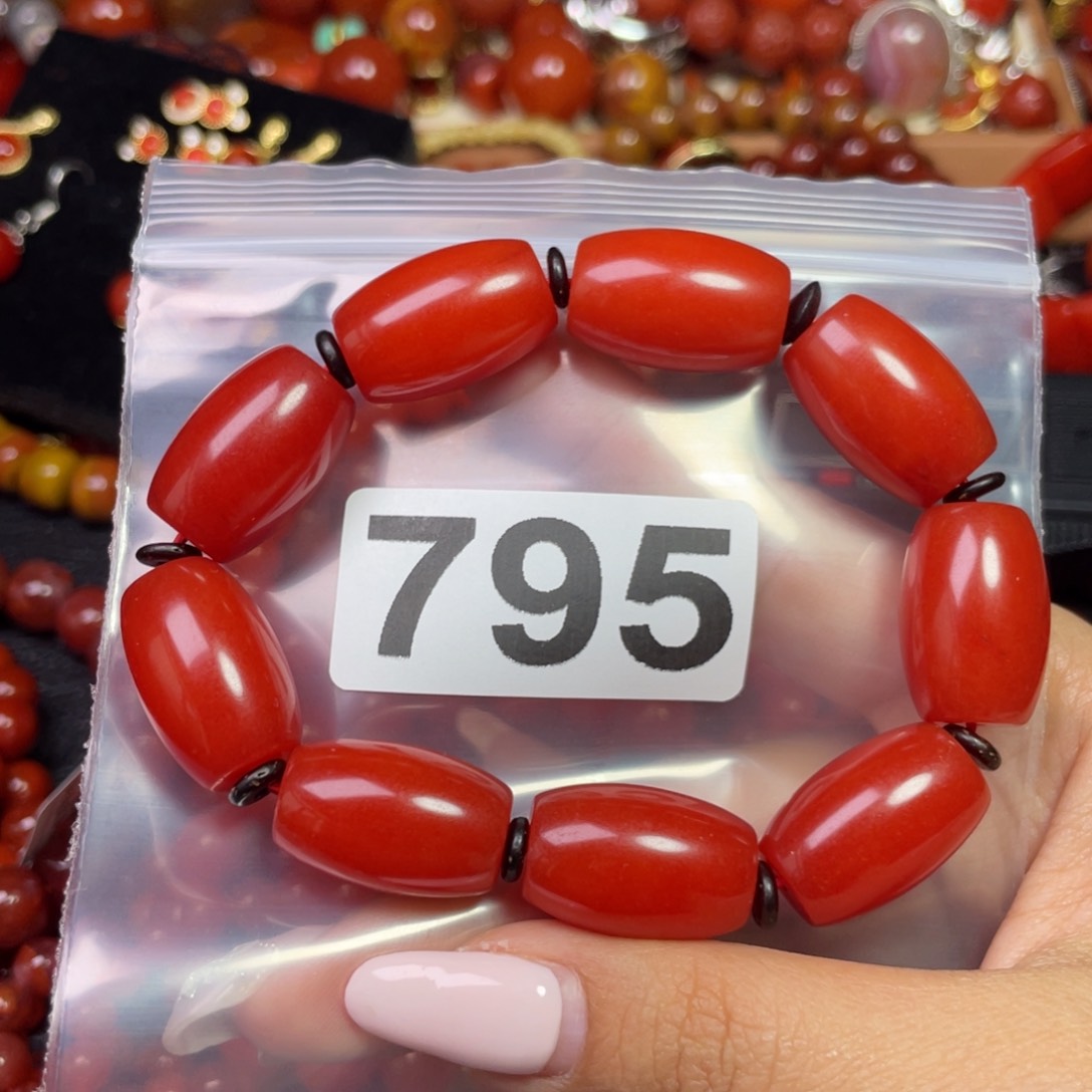 南红玛瑙手链未镶嵌汐*