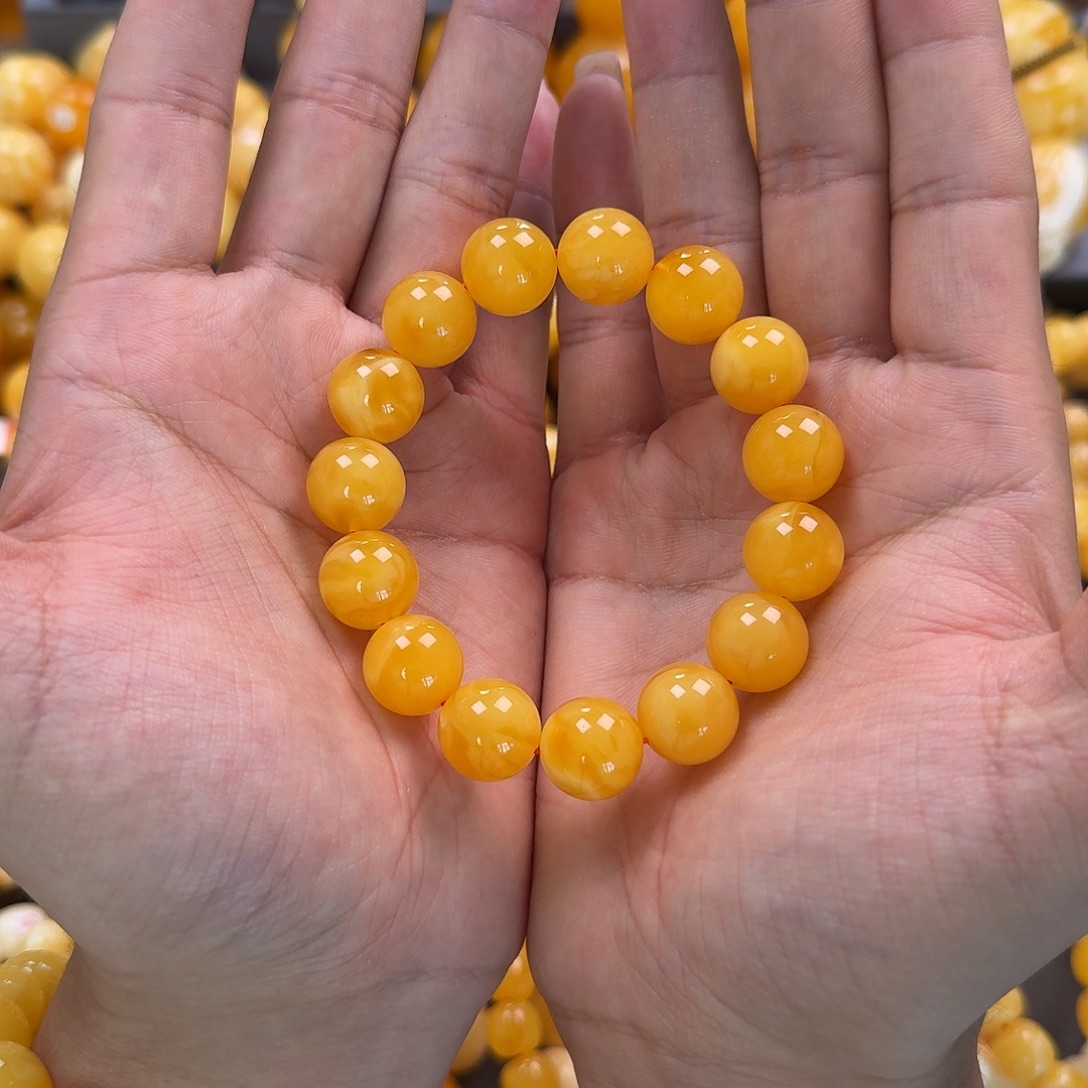 蜜蜡未镶嵌珠宝奇石同料14mm