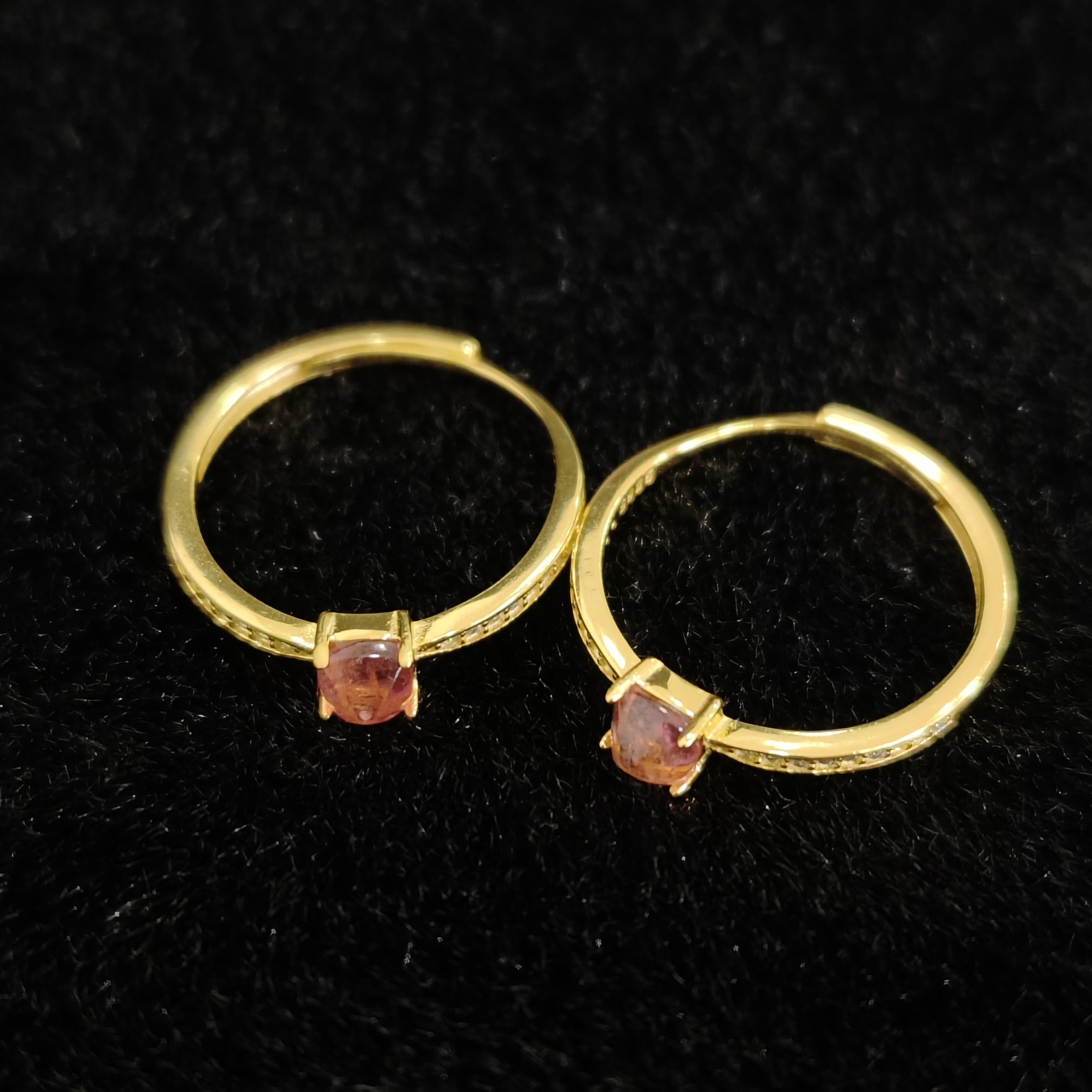 碧玺戒指 S925 多样性发一件 N030407