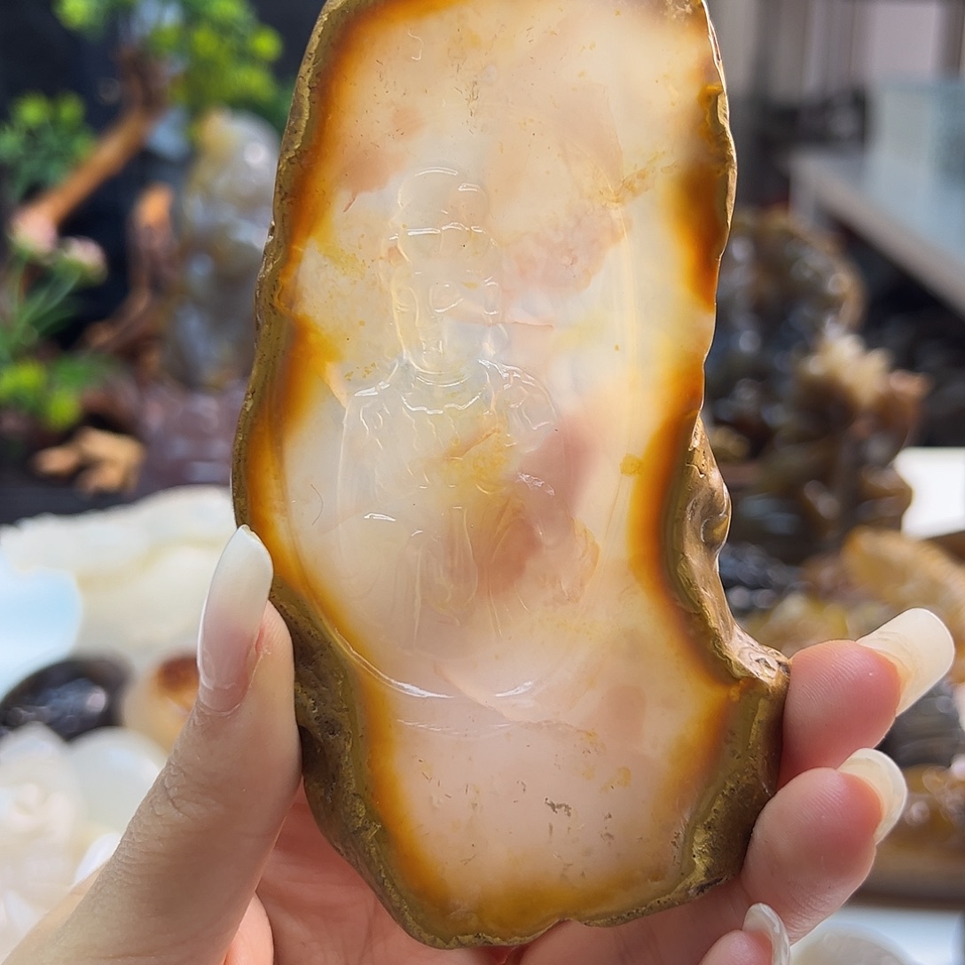 玛瑙/玉髓未镶嵌吊坠(不含链)