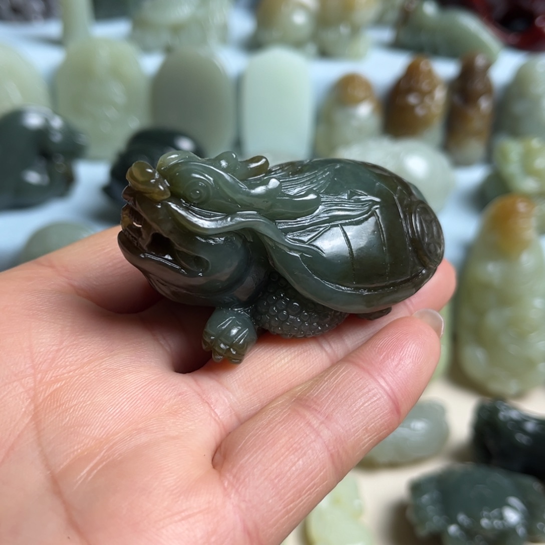 和田玉未镶嵌摆件