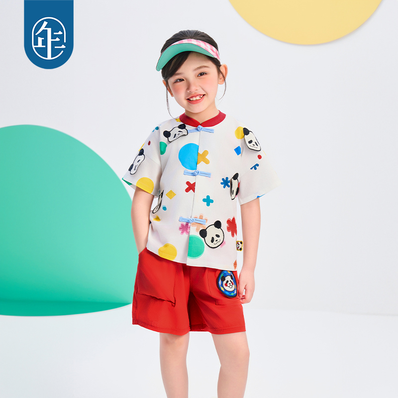 年衣童装儿童新中式唐装外套2025夏新款凉感男女童装短款汉服上衣