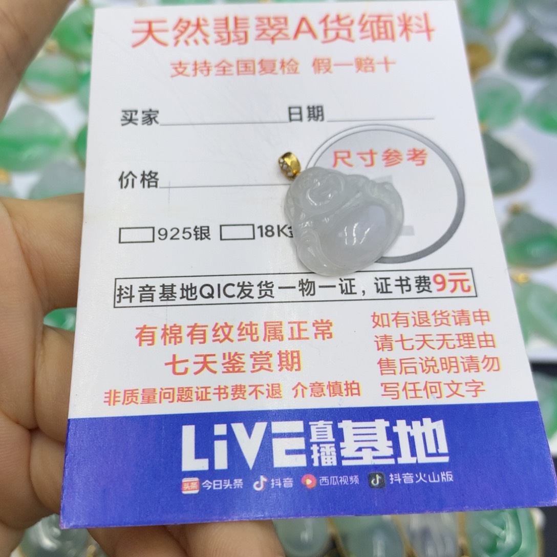 翡翠颈饰未镶嵌翡翠