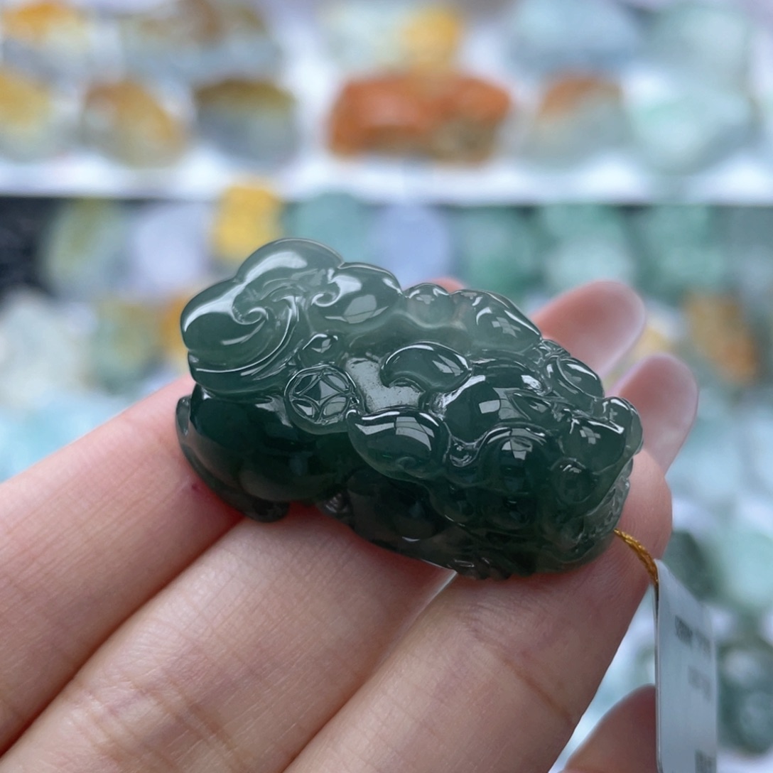 颈饰未镶嵌翡翠貔貅48