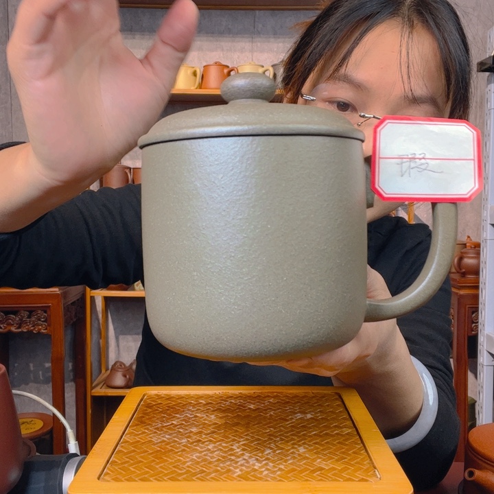 茶杯紫砂原矿紫砂杯