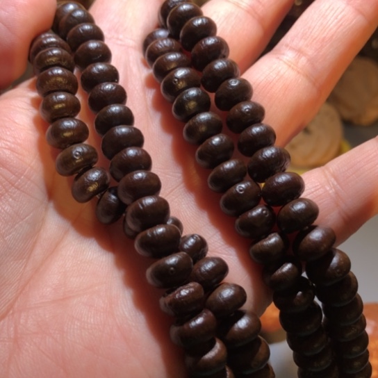 橄榄核吊坠紫金钵盂108