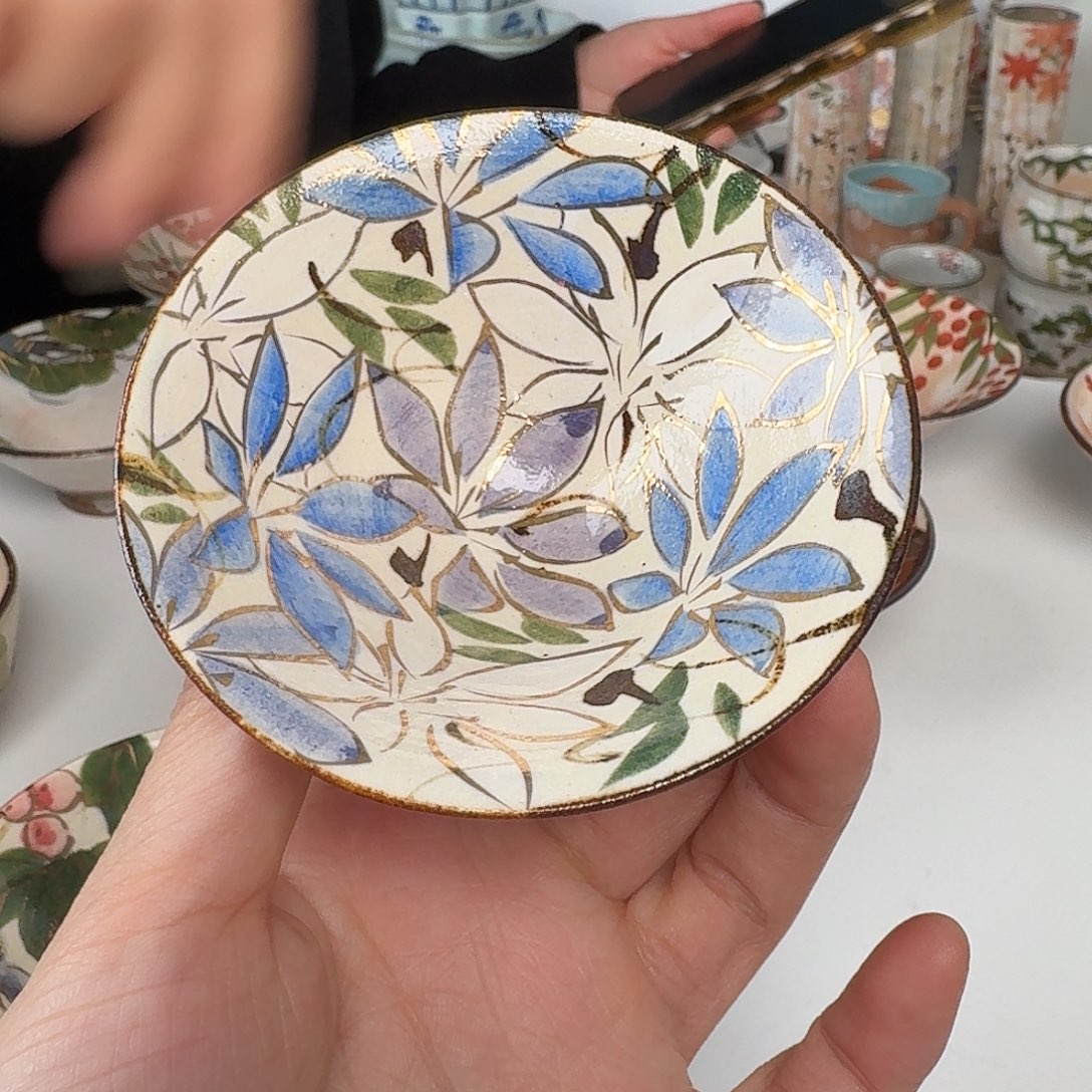 瓷片清水烧茶杯1只