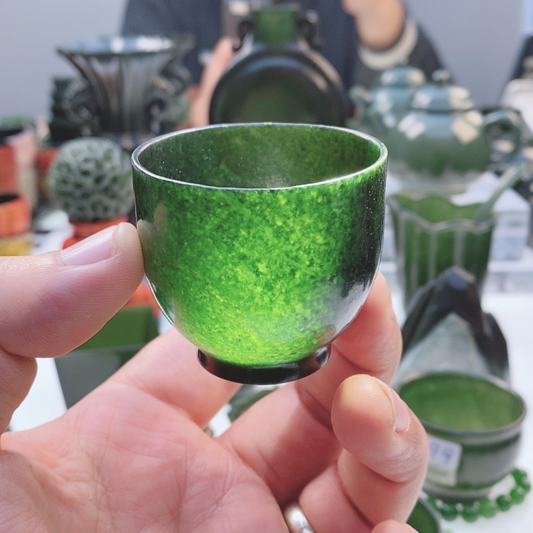 和田玉（青玉）把件未镶嵌