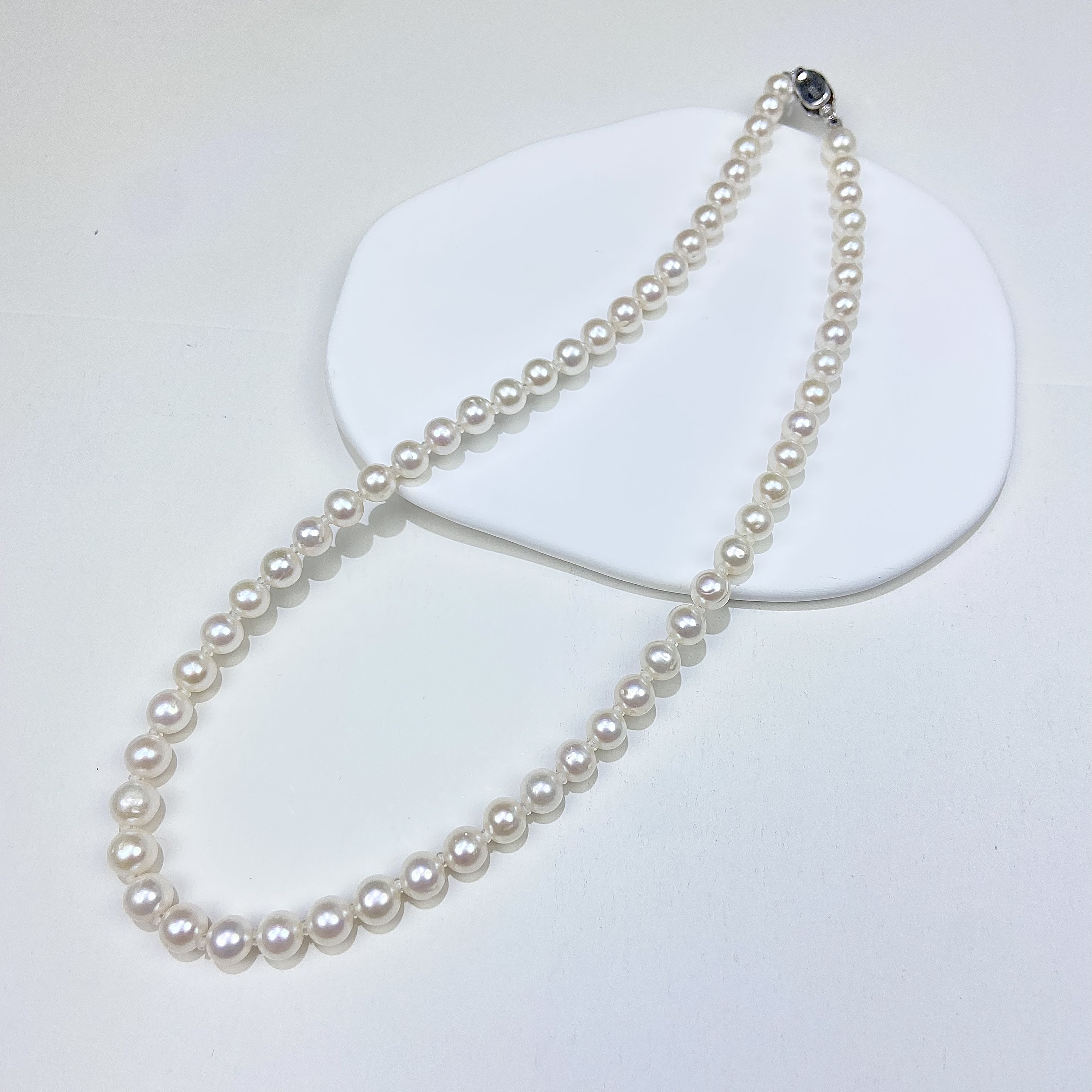 【明着亏！！！！】天然 淡水珍珠 项链颗颗圆润饱满 高亮 极微瑕XL1024