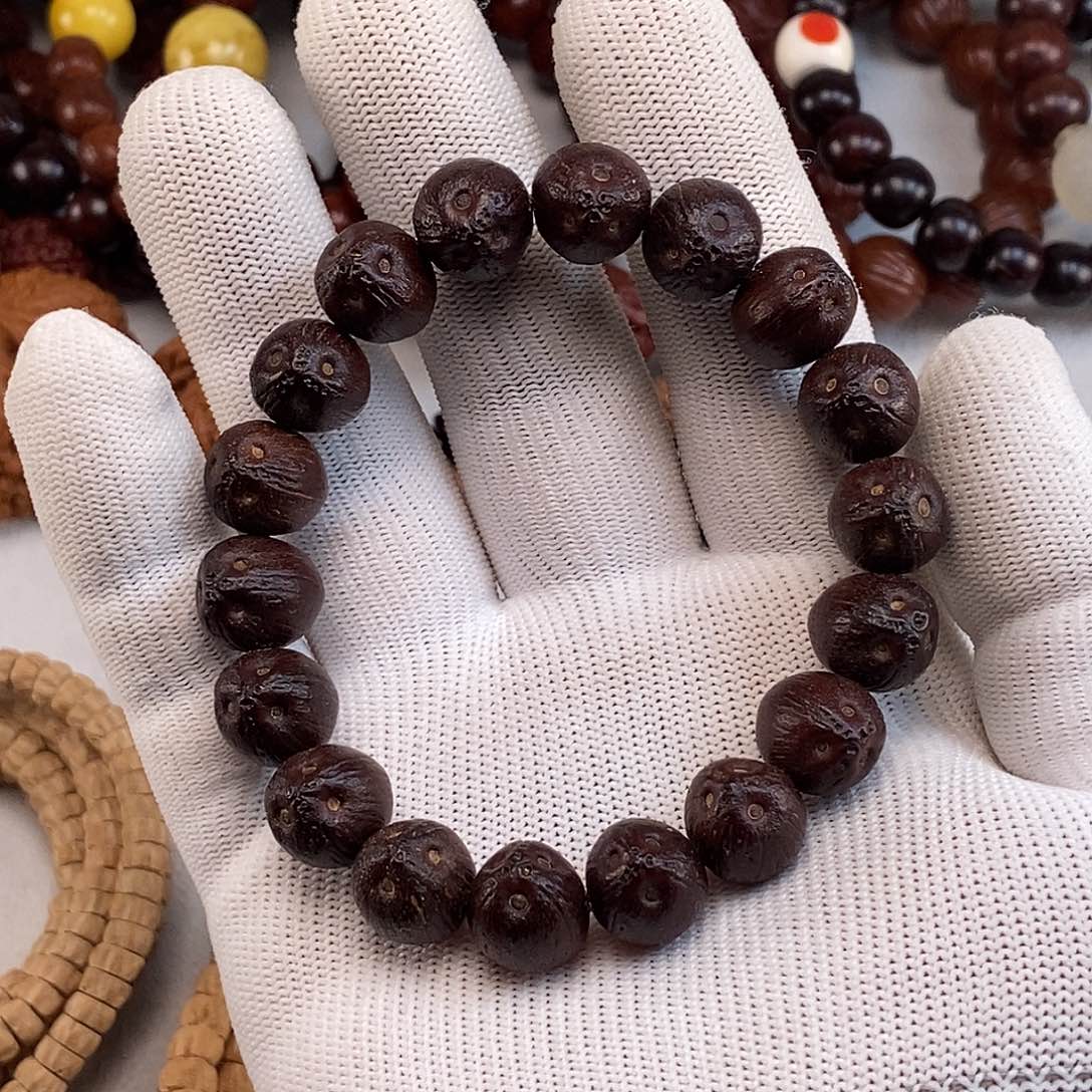 手串紫金鼠紫金鼠原皮13mm