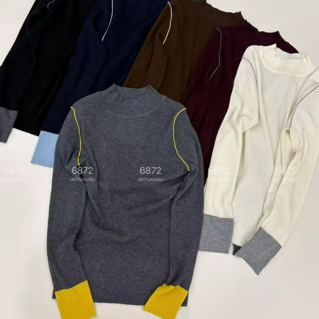 常规通勤针织水洗秋季女毛针织衫打底针织衫