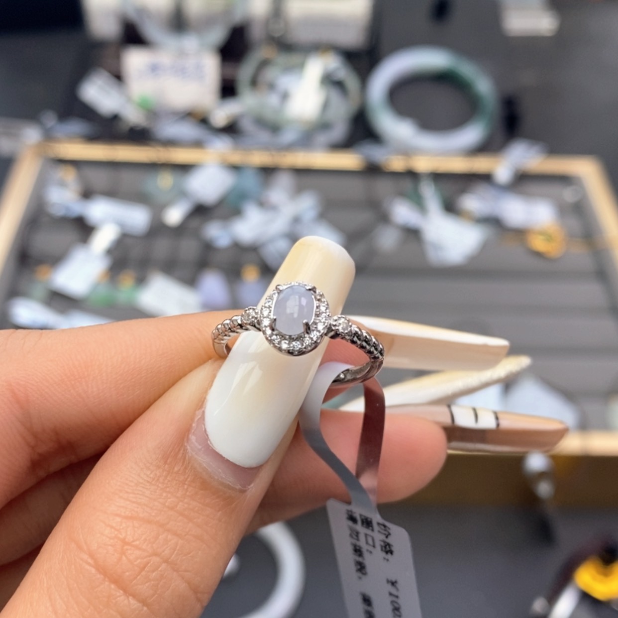 【闪购商品】银S925镶嵌戒指翡翠